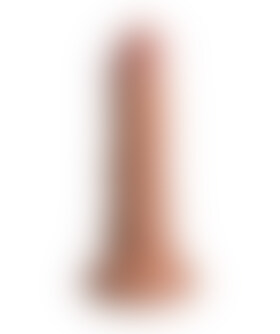 ELITE DOPPIO 6 CARAMELLA Dildo in silicone a doppia densità, realistico e versatile