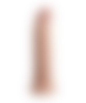 ELITE DOBLE 9 Vibrador realista em silicone com 10 modos e ventosa