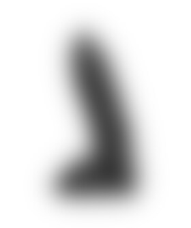 ALL BLACK 23 ESTRIADO Dildo preto realista, tamanho grande, material hipoalergénico