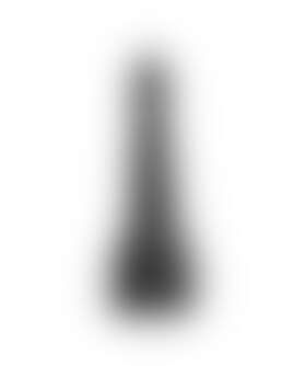 ALL BLACK DILDO 34 Dildo de PVC com design em sulcos, ideal para utilizadores experientes
