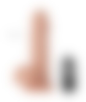 ZEBULON MANDO Vibrador realista com ventosa e controlo remoto