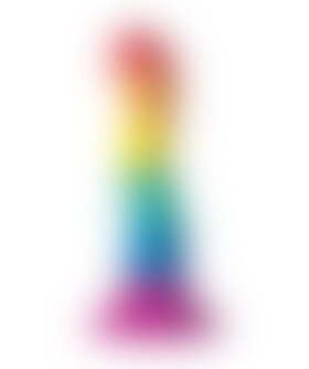 COLOURS PRIDE WABE Consolatore in silicone flessibile con ventosa e imbracatura, sicuro