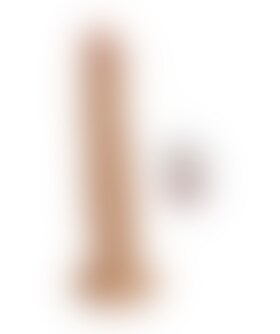 DUAL DENSITY COCK 7,5 Dildo aveludado e flexível sem testículos