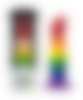 GARRICK PRIDE Dildo de diseño único, super flexible, con succión fuerte