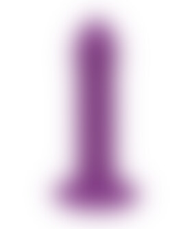 HITSEN 6 PURPLE Dildo roxo de silicone, flexível, com ventosa e seguro