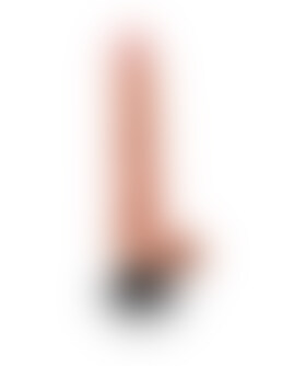 REAL DELUXE Nº7 Dildo realista com vibração, ventosa e textura autêntica