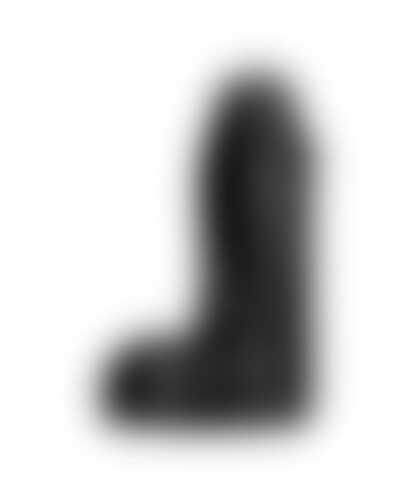 ALL BLACK 13 FISTING Soft and compact dildo, perfect for beginners
