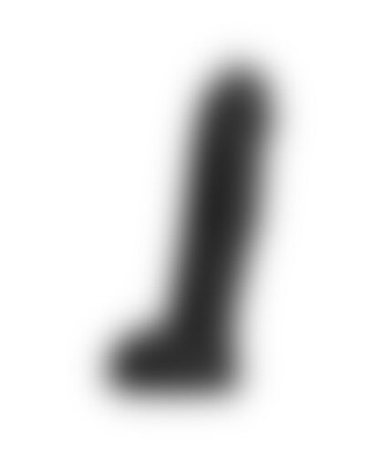 ALL BLACK 29 RECTO Dildo gigante em PVC, seguro, submersível e sem ftalatos