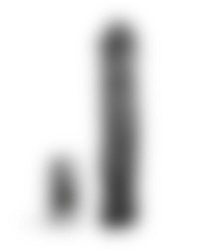 ALL BLACK 31 RIBBED Realistic PVC Dildo: Perfect for Intense Sensations
