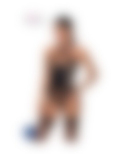 CORSET AMANDA Corset amanda en cuir et maille sensuelle.