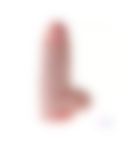KING COCK 9 CHUBBY Dildo realista con textura detallada, ventosa y arnés