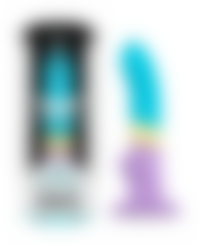 COLBY Ergonomically-designed flexible dildo in pastel color with suction cup base