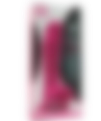 COLOURS 8" Dildo realista em silicone castanho de 23 cm