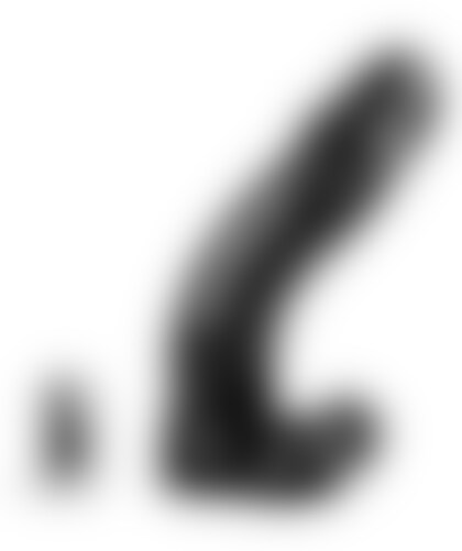ALL BLACK INTENSE Dildo negro de TPR, balance entre flexibilidad y rigidez