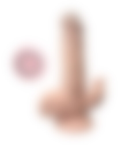 DILDO REALISTICO VIBRATORE & Vibratore realistico con stimolatore a lingua