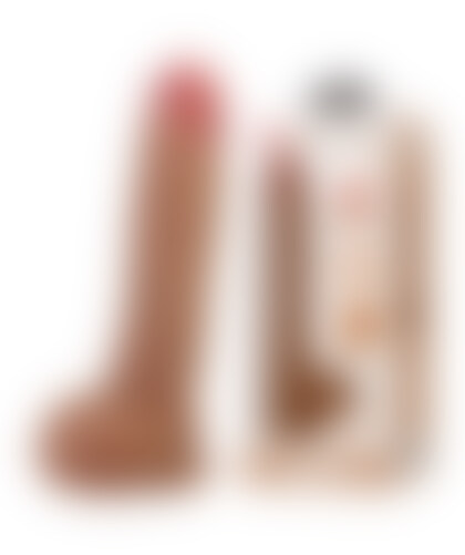 MENDEL Silicone Realistic Dildo with Suction Cup and Harness Compatible