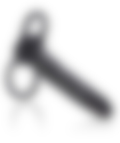 ACOMODATOR DUAL PENETRATOR Double TPR Penetrator with Realistic Contours, Hands-Free