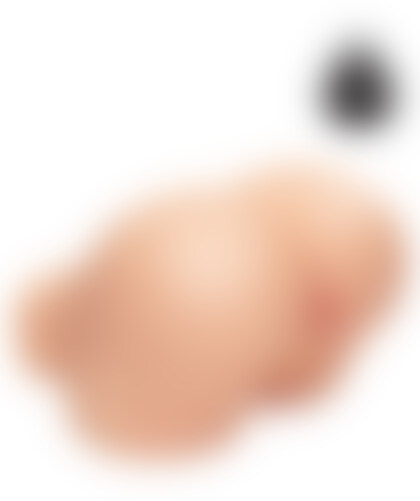 FAT ASS BIMBO Realistic TPE Masturbator, solid design with impressive heft