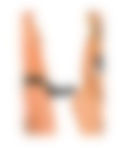 FETISH FANTASY DELUXE Arnês com dildo oco para casais, versátil e adaptável