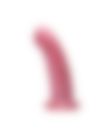 GOLDEN ROSE Dildo de silicona curvado para estimular punto g
