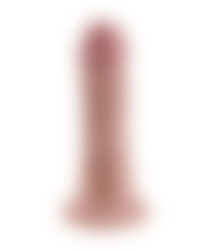 KING COCK 6 INCH FLESH Dildo flexível e realista, seguro para uso anal ou vaginal