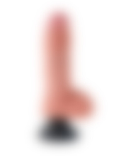 KING COCK VIBRADOR Realistic vibrating dildo with suction cup and multi-speed settings