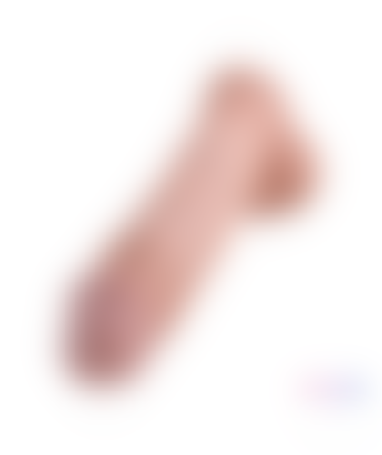KING COCK 11 BALLS FLESH Pene realista con testículos para tus fantasías