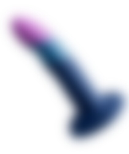 PICCOLO TRICOLOR Piccolo dildo de silicone com ventosa tricolor 14 cm