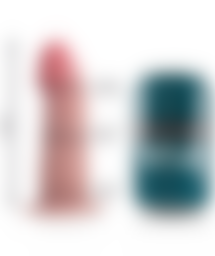 ROCKARMY DUAL. DENSITY. Dildo realista de doble densidad, ventosa, compatible arnés