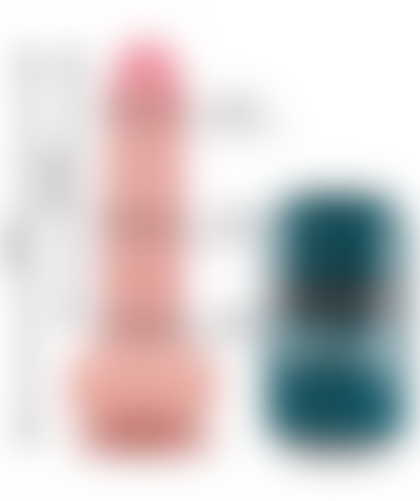 LIQUID SILICONE MUSTANG Dildo realista de silicona con efecto ventosa