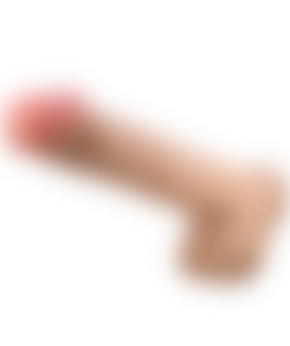 SENSACION NATURAL 10.2" Dildo súper realista con ventosa y vértebras
