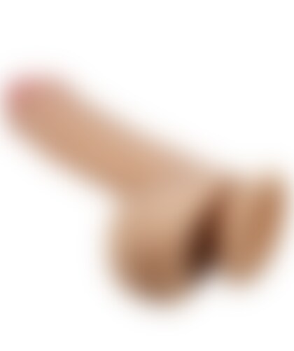 NATURAL SENSATION 9.2¨ Discover the Realistic Suction Cup Dildo, crafted from premium TPR material and fully wate