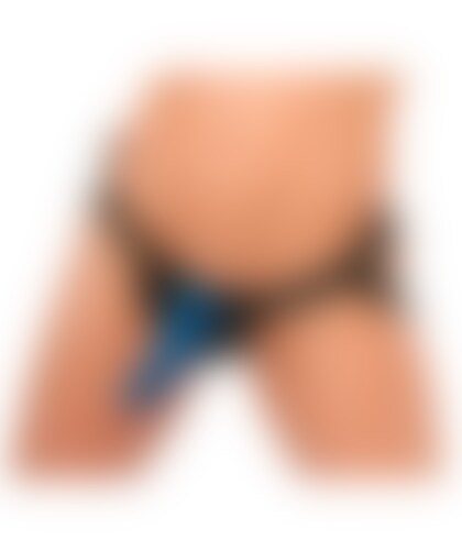 BEGINNER STRAP ON Arnés con dildo azul para principiantes, ideal para parejas