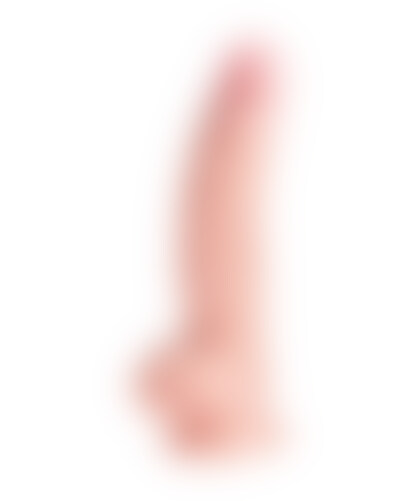 TRIPLA DENSIDADE 8 BALLS Dildo realista de tripla densidade com ventosa e textura macia