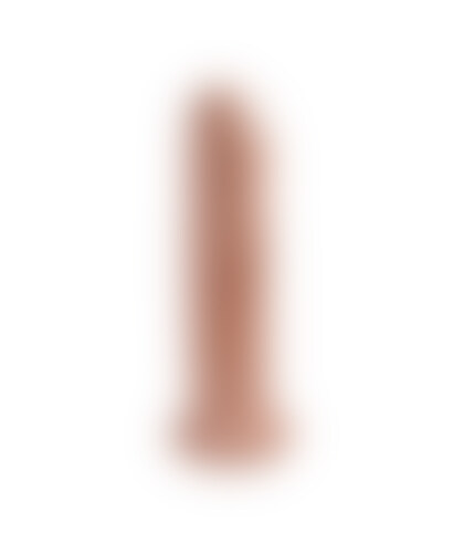 DILDO UNCUT 7 Pénis realista com prepúcio móvel compatível com arnês