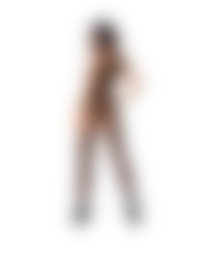 PORTE-JARRETELLES ARTISTIC Body sexy avec de la dentelle et une ouverture entre les jambes