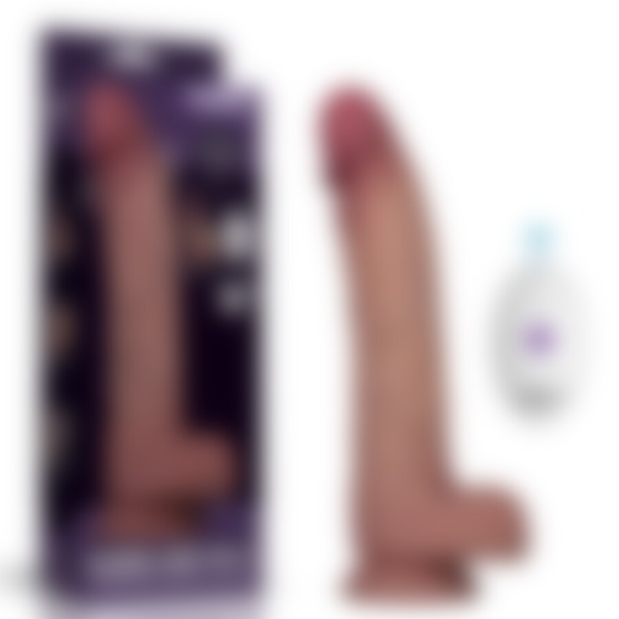 Dildo con Vibración Piel Deslizante Silicona Dual Layer 10