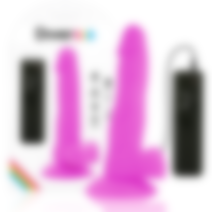 DILDO VIBRANT FLEXIBLE 18 CM - VIOLET nº1