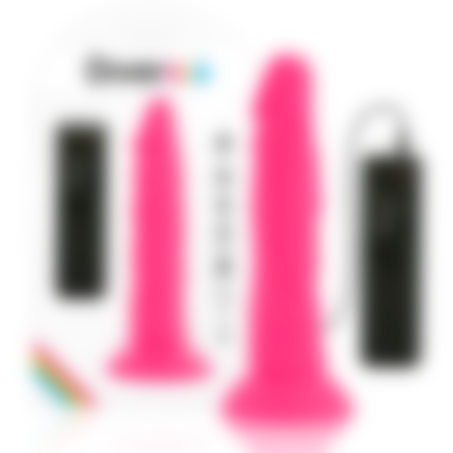 DILDO FLESSIBILE CON VIBRAZIONE 23 CM - ROSA nº1