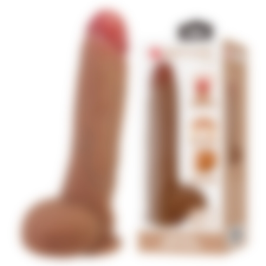 Silicone Realistic Dildo with Suction Cup and Harness Compatible