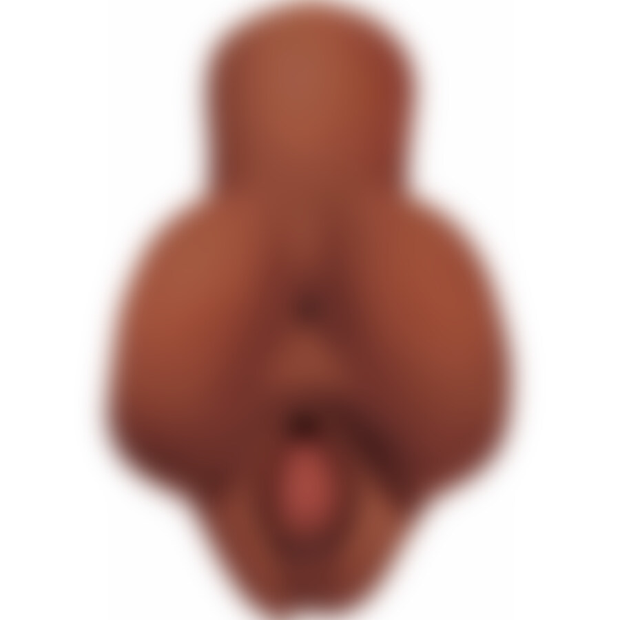 Doggie style ano más vagina - marrón Doggie style ano más vagina - marrón