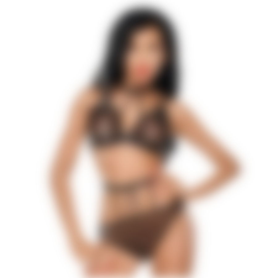 DOTTY SET DOS PIEZAS NEGRO S/M DOTTY SET DOS PIEZAS NEGRO S/M
