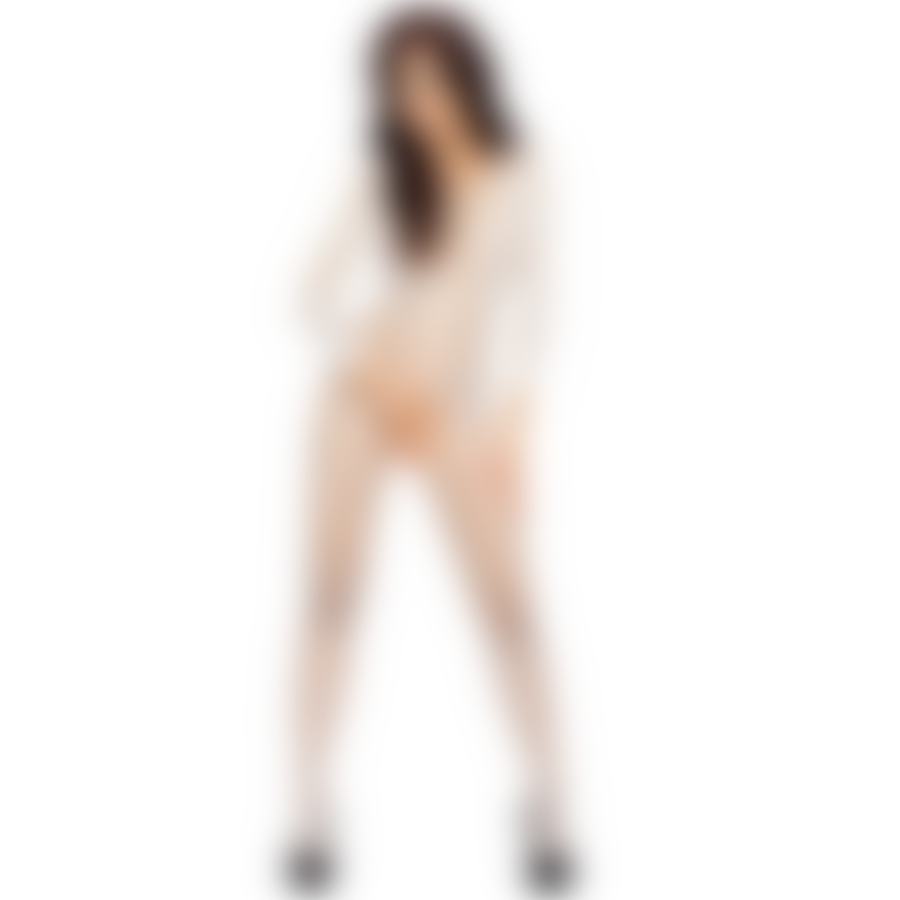 EROTICLINE CATSUIT BIANCO BS00 1