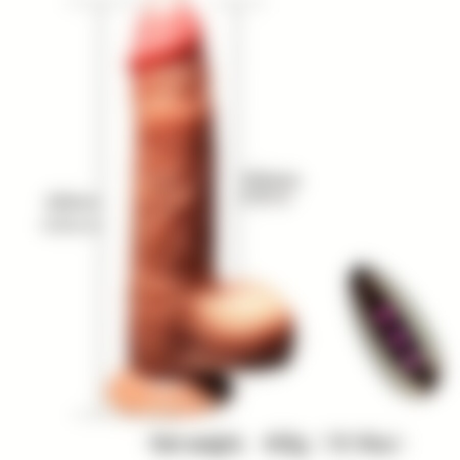 DILDO REALISTICO VIBRADOR RECARGABLE 3