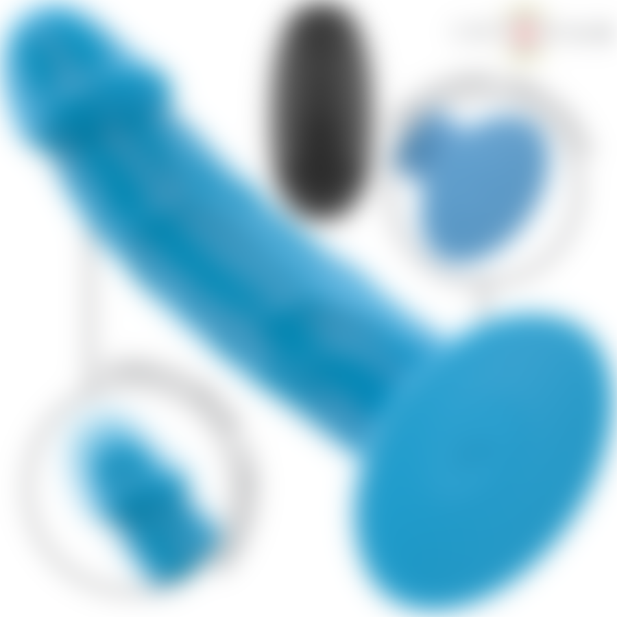 INTENSE - PHOEBE VIBRADOR REALÍSTICO 10 VIBRACIONES AZUL CON INTENSE - PHOEBE VIBRADOR REALÍSTICO 10 VIBRACIONES AZUL CON