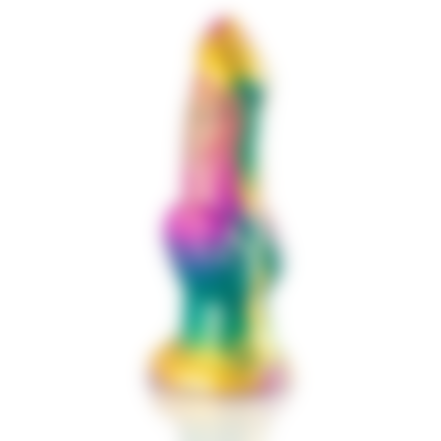 IRIS DILDO CON TESTÍCULOS ARCOÍRIS DE PLACER nº1 IRIS DILDO CON TESTÍCULOS ARCOÍRIS DE PLACER nº1