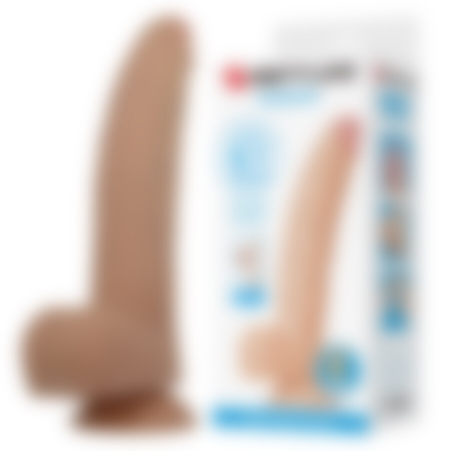 Dildo realista flexível com ventosa para uso mãos-livres Dildo realista flexível com ventosa para uso mãos-livres
