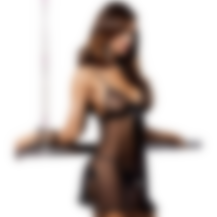 KEA BABYDOLL NERO EROTICO  L / XL