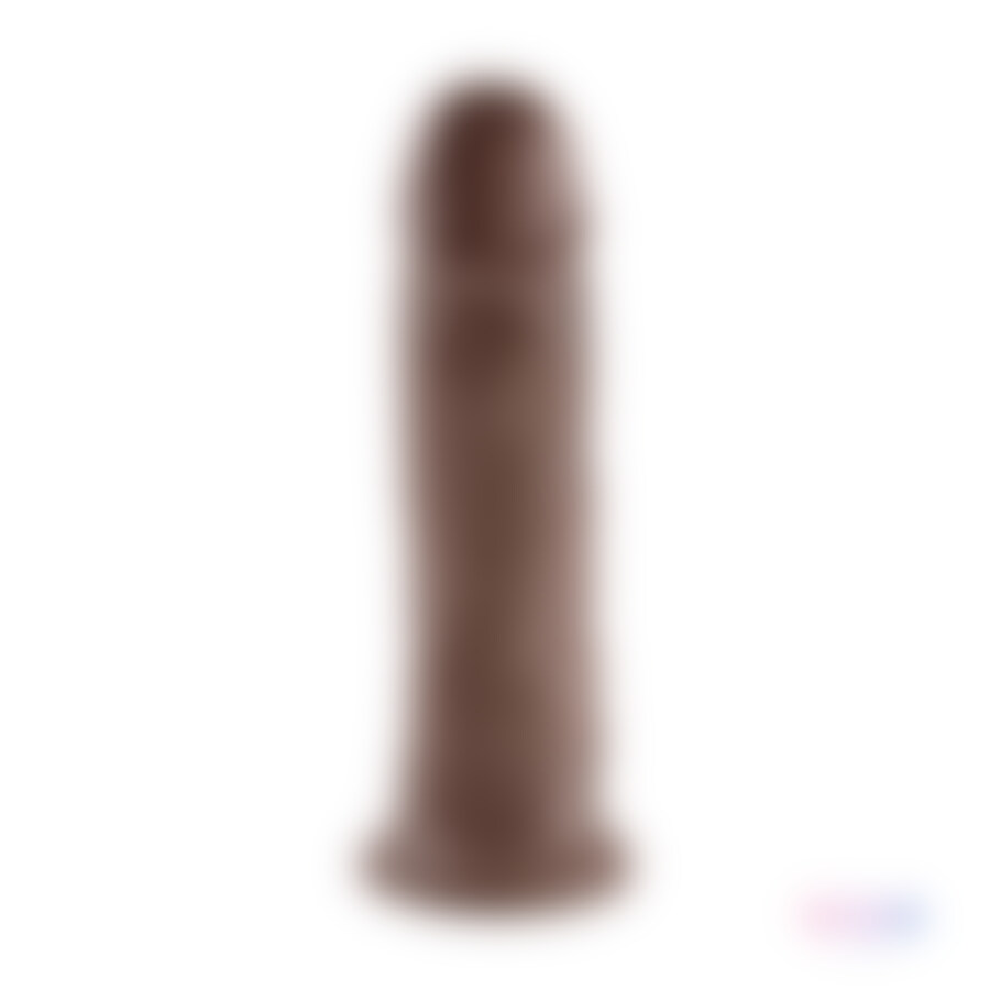 King cock pene realistico 25.5 cm marron