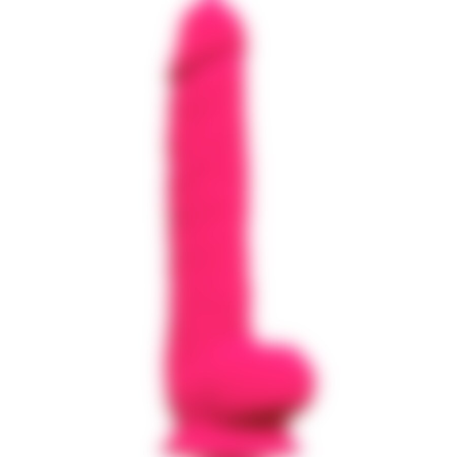 MODELO 1 PENE REALISTICO SILICONA PREMIUM SILEXPAN FUCSIA 38